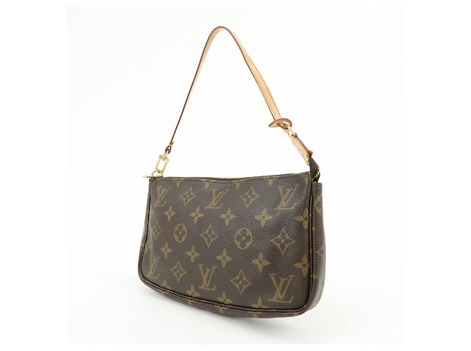 Louis Vuitton Monogram Pochette Accessoires Pouch Hand Bag M51980 - vista 3