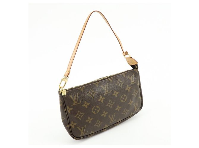 Louis Vuitton Monogram Pochette Accessoires Pouch Hand Bag M51980 - vista 4