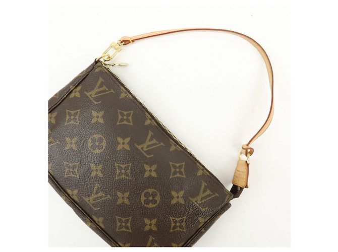 Louis Vuitton Monogram Pochette Accessoires Pouch Hand Bag M51980 - vista 6