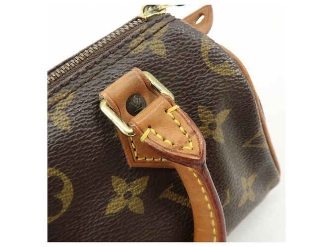 Borsa a mano Louis Vuitton Monogram Mini Speedy Brown M41534 - vista 12