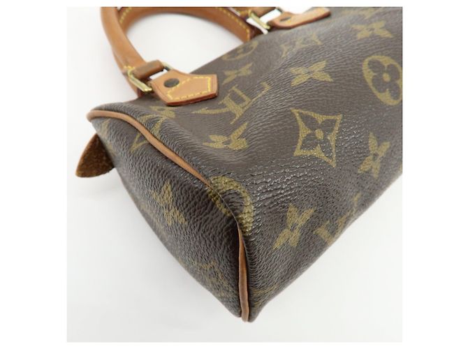 Borsa a mano Louis Vuitton Monogram Mini Speedy Brown M41534 - vista 13