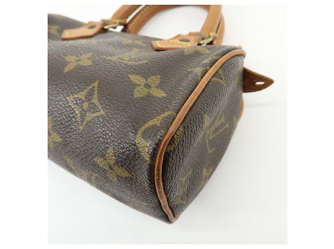 Borsa a mano Louis Vuitton Monogram Mini Speedy Brown M41534 - vista 14