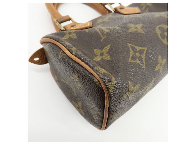 Borsa a mano Louis Vuitton Monogram Mini Speedy Brown M41534 - vista 15