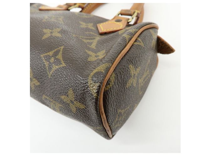 Borsa a mano Louis Vuitton Monogram Mini Speedy Brown M41534 - vista 16