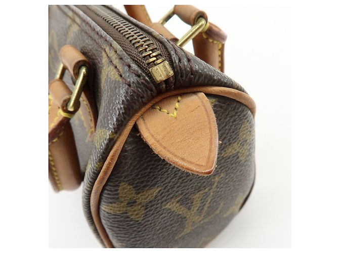 Borsa a mano Louis Vuitton Monogram Mini Speedy Brown M41534 - vista 19