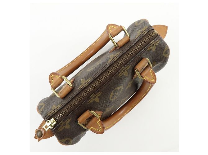 Borsa a mano Louis Vuitton Monogram Mini Speedy Brown M41534 - vista 21