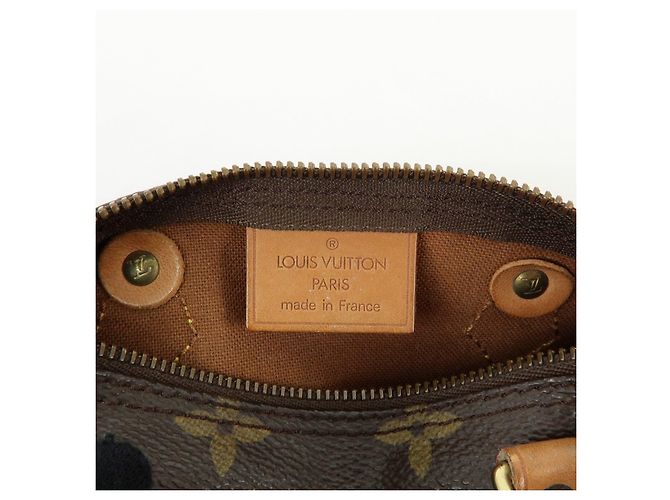 Borsa a mano Louis Vuitton Monogram Mini Speedy Brown M41534 - vista 23