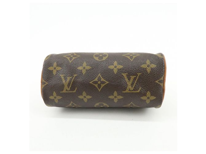 Borsa a mano Louis Vuitton Monogram Mini Speedy Brown M41534 - vista 5