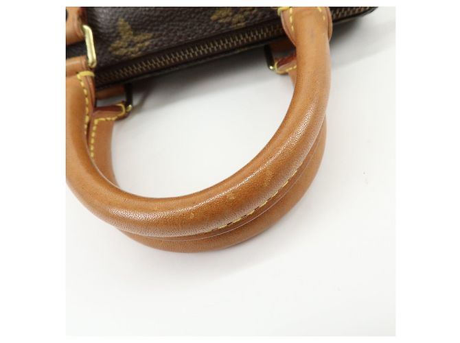 Borsa a mano Louis Vuitton Monogram Mini Speedy Brown M41534 - vista 7