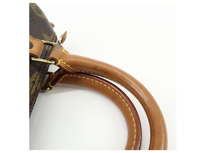 Borsa a mano Louis Vuitton Monogram Mini Speedy Brown M41534 - vista 9