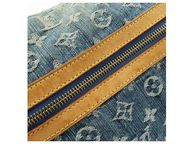 Louis Vuitton Monogram Denim Baggy GM Shoulder Bag Blue M95048 - vista 16