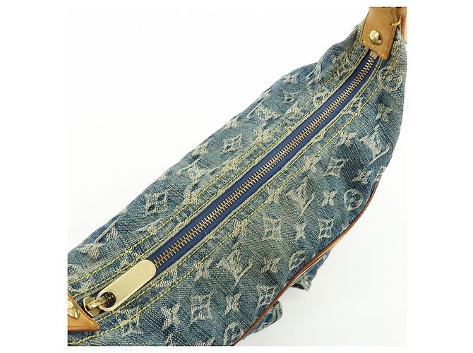 Louis Vuitton Monogram Denim Baggy GM Shoulder Bag Blue M95048 - vista 19