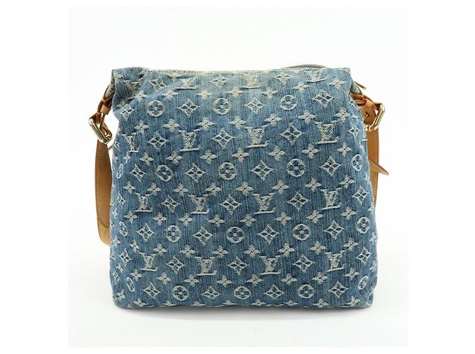 Louis Vuitton Monogram Denim Baggy GM Shoulder Bag Blue M95048 - vista 2