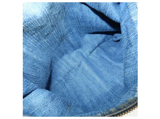Louis Vuitton Monogram Denim Baggy GM Shoulder Bag Blue M95048 - vista 22