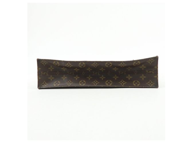 Louis Vuitton Monogram Sac Plat Tote Bag Hand Bag Brown M51140 - vista 5