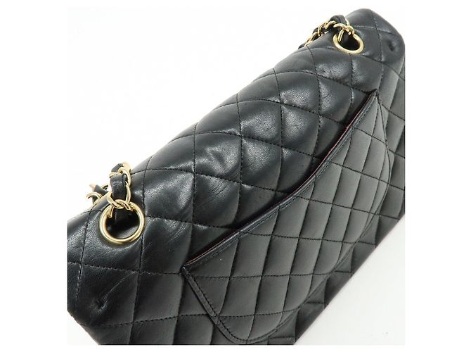 CHANEL Matelasse 25 Double Flap Lamb Skin Chain Shoulder Bag A01112 - Ansicht 16