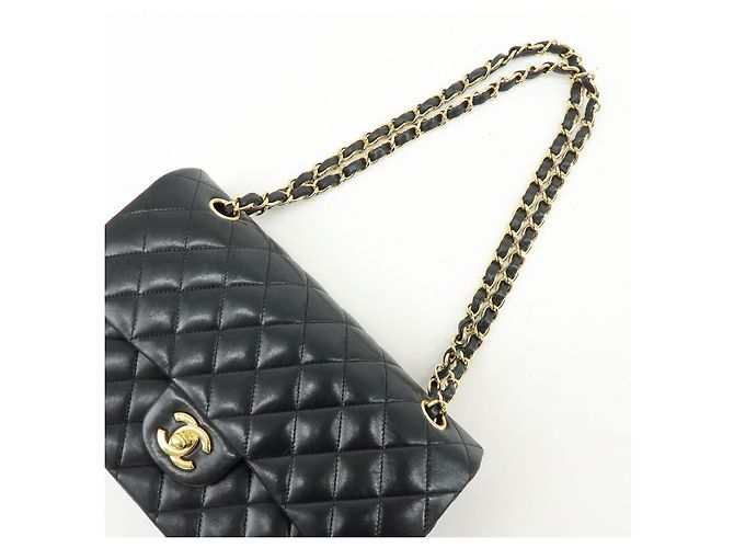 CHANEL Matelasse 25 Double Flap Lamb Skin Chain Shoulder Bag A01112 - Ansicht 7