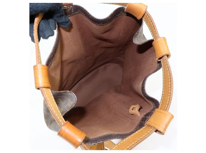Borsa a tracolla Louis Vuitton Monogram Randonnee PM Brown M42243 - vista 21