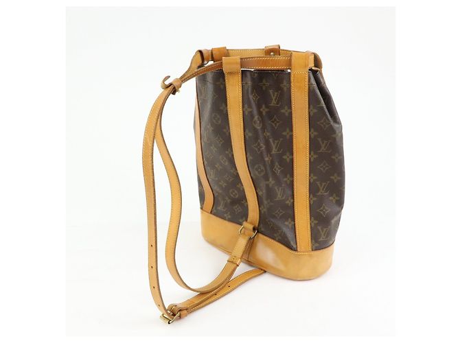 Borsa a tracolla Louis Vuitton Monogram Randonnee PM Brown M42243 - vista 6