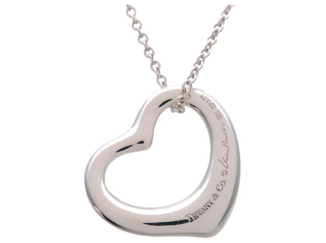 Collana Tiffany & Co Open Heart SV925 Silver - vista 2