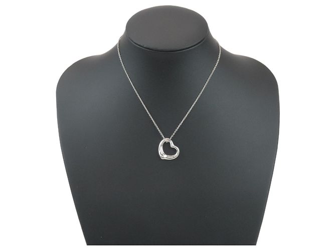 Collana Tiffany & Co Open Heart SV925 Silver - vista 6