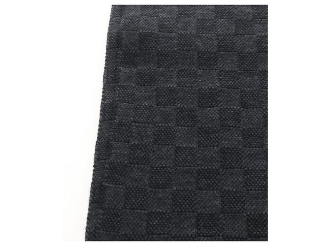 LOUIS VUITTON Eschar Petit Scarf Wool Black LV Auth 209349M - Jerrillo - vista 5