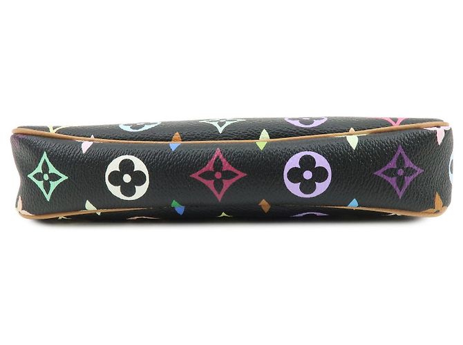 Louis Vuitton Monogram Multicolor Pochette Accessoires Noir M92648 - vista 3