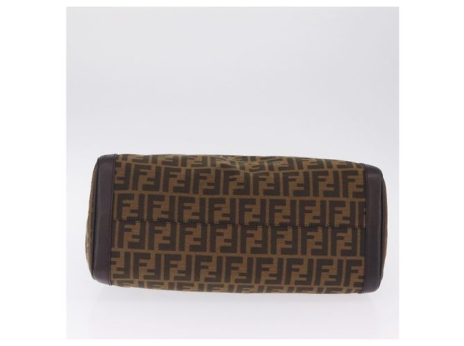 FENDI Zucca Canvas Shoulder Bag Black Brown Auth 212096SAV - Jerrillo - vista 5
