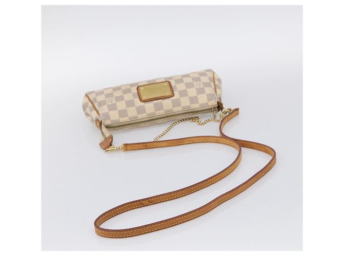 LOUIS VUITTON Damier Azur Eva Shoulder Bag 2way N55214 LV Auth 210415A - Jerrillo - vista 7