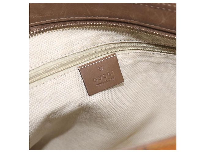 GUCCI GG Canvas Shoulder Bag Orange Gold Tone 337598 Auth BA16781 - Jerrillo - vista 17