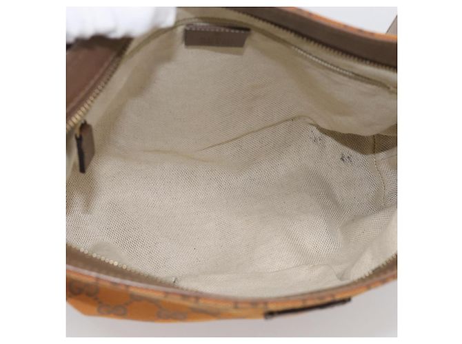 GUCCI GG Canvas Shoulder Bag Orange Gold Tone 337598 Auth BA16781 - Jerrillo - vista 18