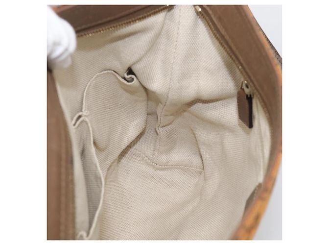 GUCCI GG Canvas Shoulder Bag Orange Gold Tone 337598 Auth BA16781 - Jerrillo - vista 20