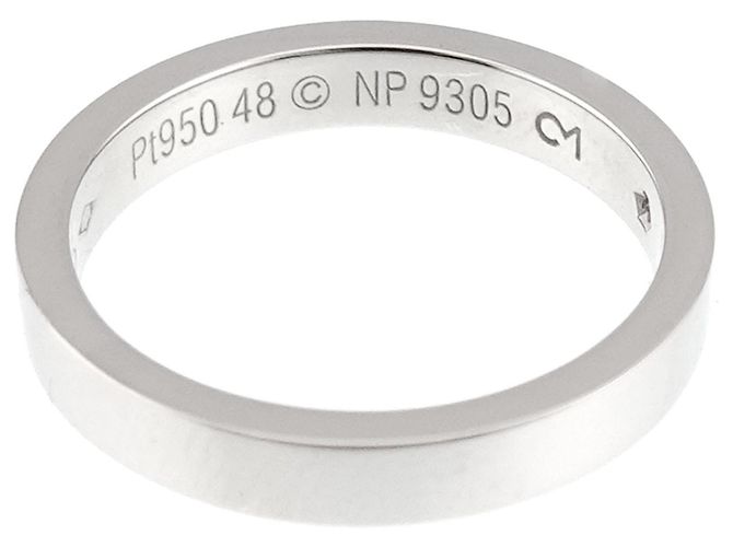 Cartier C de #48 Ring aus Platin - Ansicht 4
