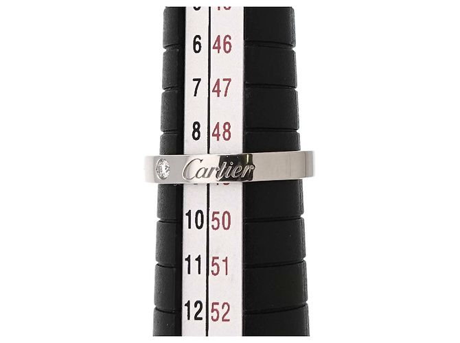 Cartier C de #48 Ring aus Platin - Ansicht 6