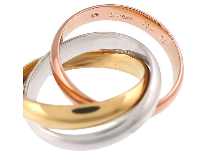 Anello Cartier Trinity Medium MM #51 - vista 3