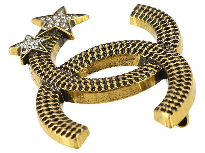 Chanel Coco Mark Star Strass-Brosche - Ansicht 3