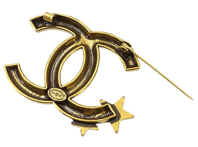 Chanel Coco Mark Star Strass-Brosche - Ansicht 4
