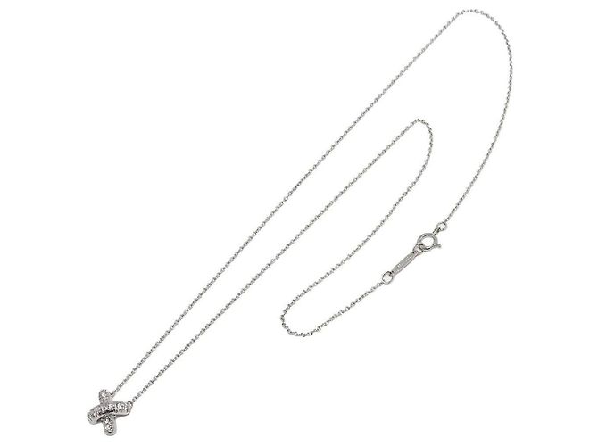 Autre Marque Collier Tiffany & Co. Cross-stitch en diamants - vue 2