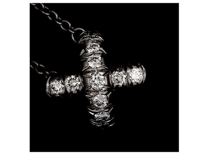 Autre Marque Collier Tiffany & Co. Cross-stitch en diamants - vue 6