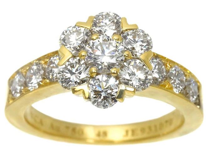 Van Cleef & Arpels Fleurette Diamantring - Ansicht 2