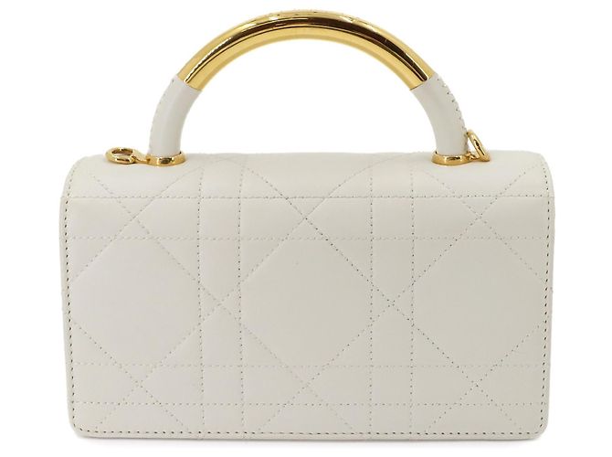Borsa Christian Dior Ange Mini Micro Cannage - vista 2