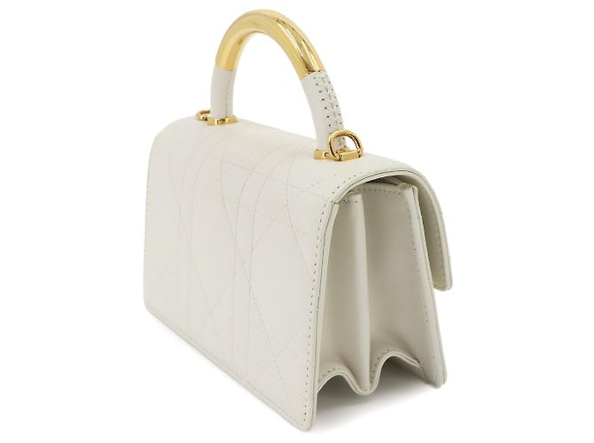 Borsa Christian Dior Ange Mini Micro Cannage - vista 3