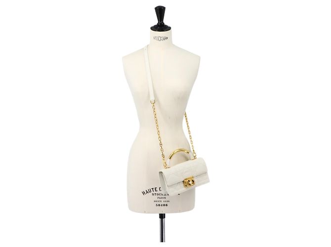 Borsa Christian Dior Ange Mini Micro Cannage - vista 9