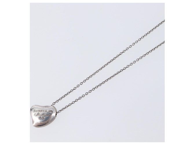 Autre Marque Tiffany & Co. Full Heart Necklace Ag925 Silver Auth SK154 - Jerrillo - vista 10