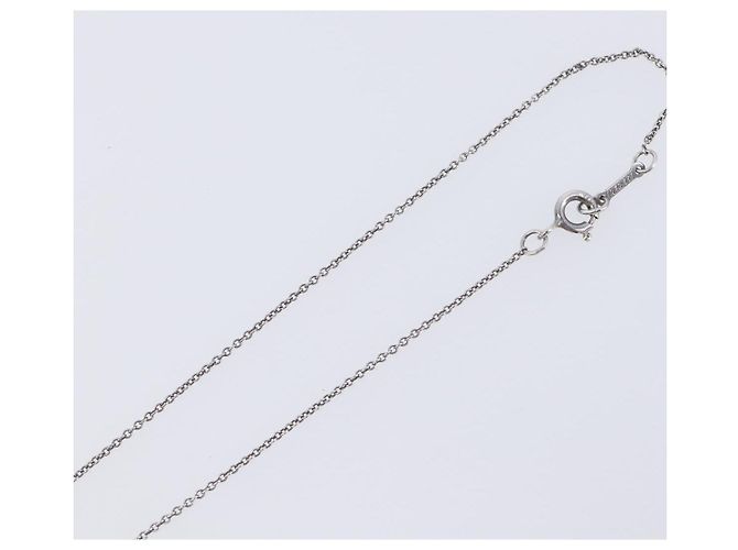 Autre Marque Tiffany & Co. Full Heart Necklace Ag925 Silver Auth SK154 - Jerrillo - vista 13