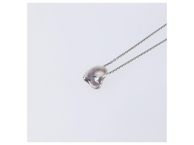 Autre Marque Tiffany & Co. Full Heart Necklace Ag925 Silver Auth SK154 - Jerrillo - vista 3