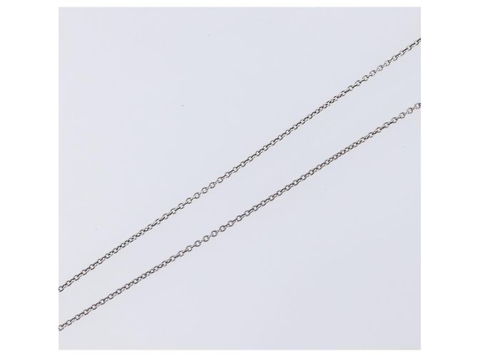 Autre Marque Tiffany & Co. Full Heart Necklace Ag925 Silver Auth SK154 - Jerrillo - vista 5
