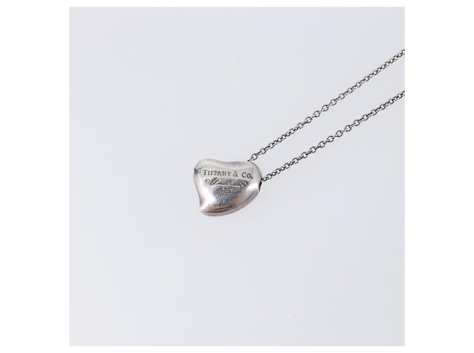 Autre Marque Tiffany & Co. Full Heart Necklace Ag925 Silver Auth SK154 - Jerrillo - vista 9