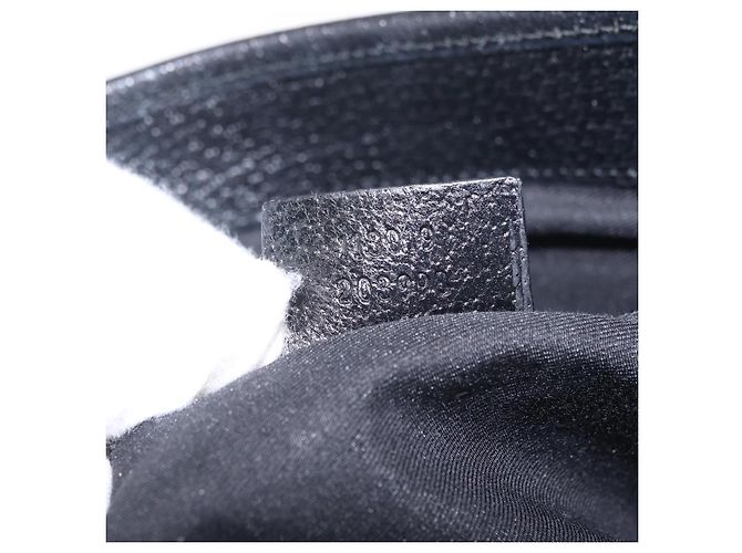 GUCCI GG Canvas Tote Bag Black Silver 113019 Auth 210930A - Jerrillo - vista 12