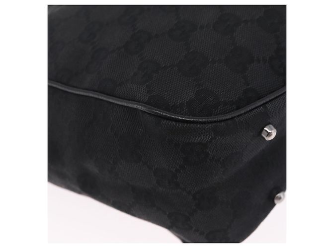 GUCCI GG Canvas Tote Bag Black Silver 113019 Auth 210930A - Jerrillo - vista 15